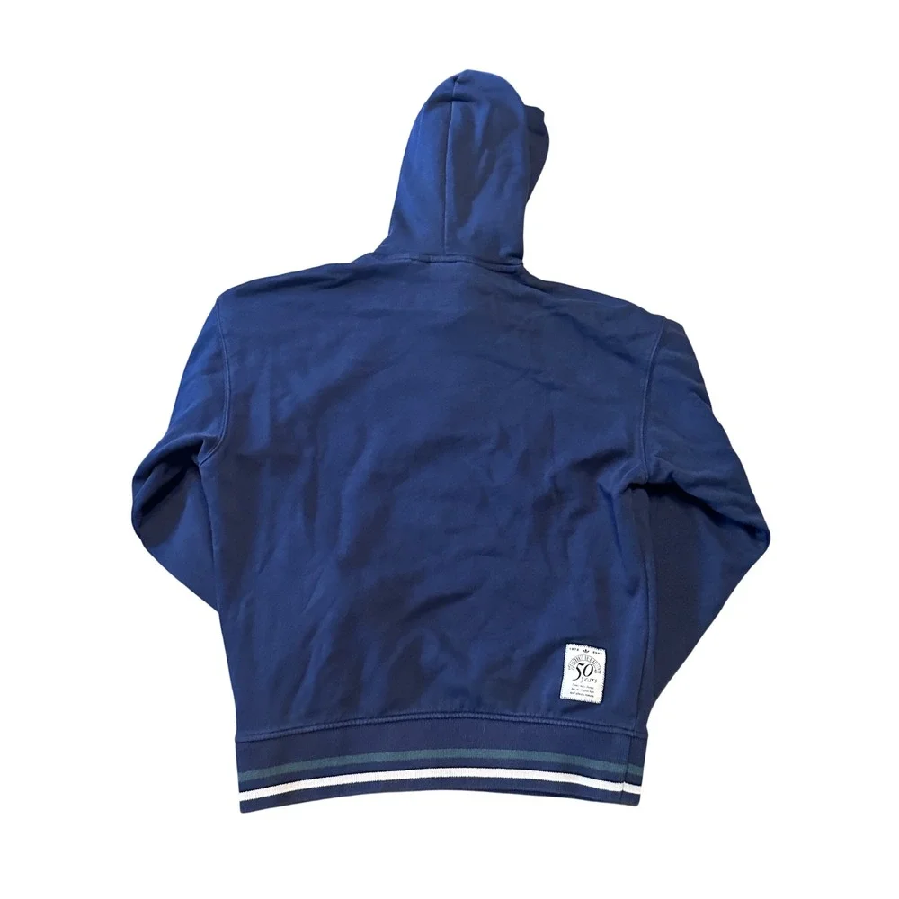 Adidas Originals 50 Years Anniversary Hoodie Navy Blue Collegiate Small